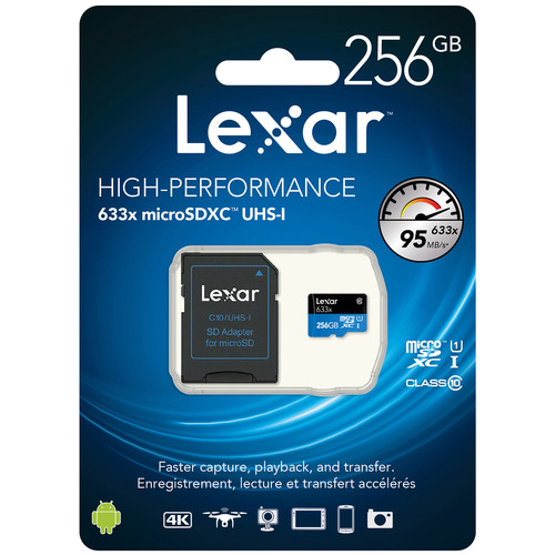 Carte mémoire micro SDXC Lexar Fly 64 Go UHS-I Class 10