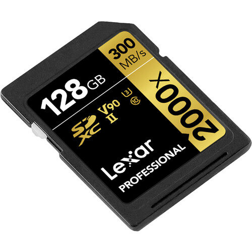 Lexar Carte mémoire 128 Go 2000x UHS-II SDXC – Abchir