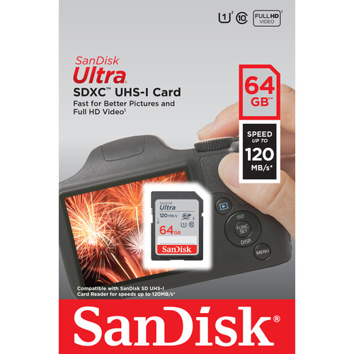 Carte mémoire SDXC Extreme UHS-I SanDisk 64 Go – Rekfi Dakar Sénégal